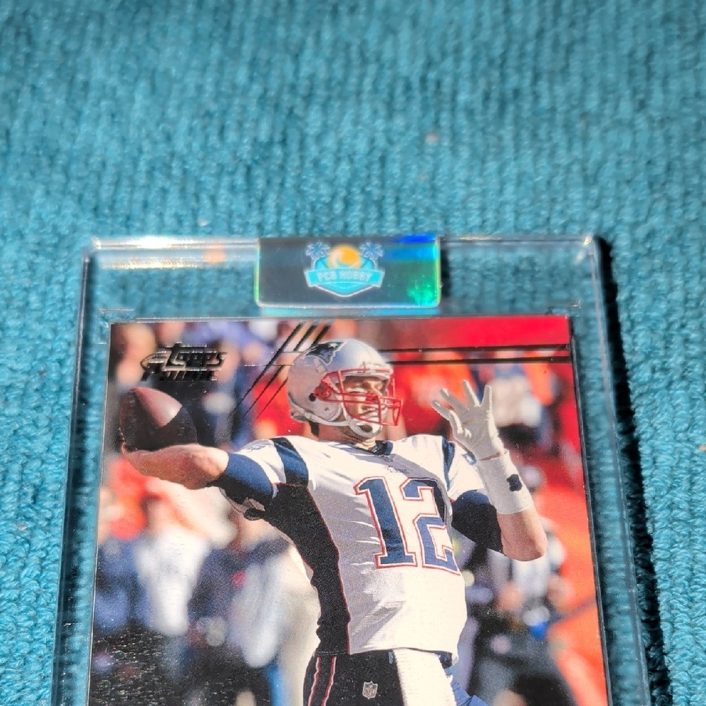 Tom Brady 2014 Topps Prime Time Performances Card #81 NM In Hard Shell - Picture 4 of 6